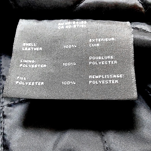 [Andrew Marc] Men’s Black Leather Jacket - Picture 4 of 6